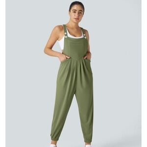 Halara Waffle Knit Casual Overall Joggers